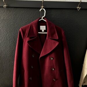 Women’s Old Navy Maroon Peacoat